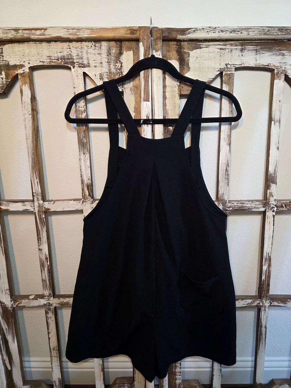 HALARA Black Romper Overalls | Pockets | Size M | Like New - Picture 2 of 4